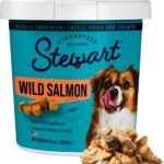 Stewart Freeze Dried Dog Treats, 100% Wild Salmon, 9.5 oz Tub
