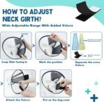 Supet Dog Cone Collar Adjustable After Surgery, Comfortable Pet Recovery Collar & Cone for Large Medium Small Dogs, Elizabethan Dog Neck Collar Plastic Practical - Image 2