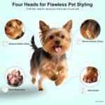 TBTeek Dog Grooming Clippers Kit Cordless Dog Trimmer for Small Dog Pet - Image 2