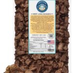 TREATOPIA Beef Lung Nuggies Dog Treats, 1 LB Bag, All-Natural