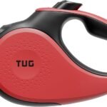 TUG Original Retractable Dog Leash, 16 ft (Medium, Red)
