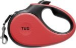 TUG Original Retractable Dog Leash, 16 ft (Medium, Red)