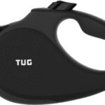 TUG Original Retractable Dog Leash, 16 ft (Small, Black/Grey)