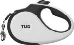 TUG Original Retractable Dog Leash, 16 ft (Small, White)