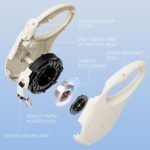 TUG Quest Retractable Dog Leash | 360° Tangle-Free | 16 ft Tape (S, Cream) - Image 2