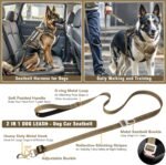Tactical Dog Harness and Leash Set with 10 Patches for Large Dogs - Image 2