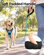 Taglory Rope Dog Leash for Medium Large Dogs, 6 FT Padded Handle, Blue - Image 2