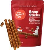 The Farmer's Dog Snap Sticks, Human Grade Dog Treats, Beef & Apple 3oz