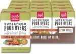 The Honest Kitchen Superfood Pour Overs Lamb & Beef Stew Dog Food Topper, Human Grade Wet Meal Enhancer with Spinach Kale & Broccoli, Adds Flavor & Hydration to Kibble, 12 Pack 5.5 oz