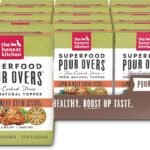 The Honest Kitchen Superfood Pour Overs Lamb & Beef Stew Dog Food Topper, Human Grade Wet Meal Enhancer with Spinach Kale & Broccoli, Adds Flavor & Hydration to Kibble, 12 Pack 5.5 oz