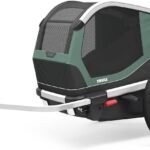 Thule Bexey pet Bike Trailer – Carrier for Small & Large Sized Dogs – Foldable Design – Easy to Connect to Bike – Padded Interior – Converts into Travel Crate – Durable Materials