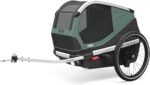 Thule Bexey pet Bike Trailer - Carrier for Small & Large Sized Dogs - Foldable Design - Easy to Connect to Bike - Padded Interior - Converts into Travel Crate - Durable Materials