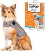 ThunderShirt for Dogs Calming Anxiety Vest, Large, Platinum Sport