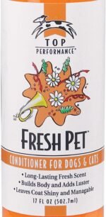 Top Performance Fresh Pet Conditioner to Reduce Mats and Tangles, 17 Oz. Size – Conditioning Formula Gives Coats Sheen - Image 2
