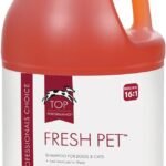 Top Performance Fresh Pet Shampoo, 1-Gallon,Black