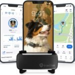 Tractive Smart Dog GPS Tracker | Live Pet Tracker with Virtual Fence | Vital Signs Monitoring of Heart & Respiratory Rate | Bark Monitoring | Dog Collar Attachment (Black)