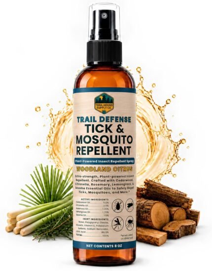 Trail Defense Tick & Mosquito Repellent for Humans and Dogs – Botanical Bug Spray