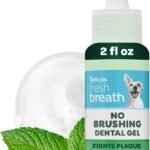 TropiClean Clean Teeth Gel for Dogs | Dog Dental Care | Dog Toothpaste | Breath Freshener | Easy Teeth Cleaning | Made in the USA | 2 oz