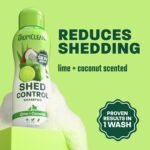 TropiClean Deshedding Dog Shampoo, Fast-Acting Shedding Control & Coat Softener, Puppy Safe, Made in USA, Lime & Coconut Scent, Cat Friendly, 20oz. - Image 2