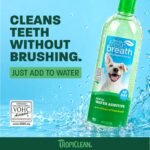 TropiClean Fresh Breath Dental Water Additive, Dog Breath Freshener, 33.8oz - Image 2