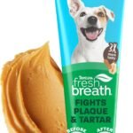 TropiClean Fresh Breath Enticers Peanut Butter & Honey Teeth Gel for Dogs 2 oz.