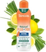 TropiClean Soothing Flea and Tick Shampoo Treatment for Dogs, 20oz