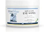 TrueBlue Dog Eye Wipes, Pre-Moistened Textured Pads, Cucumber & Chamomile
