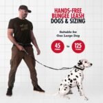 Tuff Pupper Hands Free Bungee Dog Leash, Waist Belt for Running & Walking - Image 2