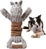 Tug of War Dog Toy, Crinkle Dog Toys for Large Dog, Soft Dog Plush Toy with Squeaky, Stuffed Animal for Dogs (Tug Series, Donkey) - Image 2