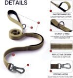 Twoear 6FT 1IN Heavy Duty Dog Leash for Large Dogs with 2 Padded Handles - Image 2