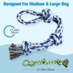 UPSKY 2 Pack Dog Rope Toys, Heavy Duty Dog Chew Toy for Aggressive Chewers - Image 2