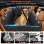 URPOWER Dog Car Seat Cover for Back Seat, 100% Waterproof Hammock for Car - Image 2