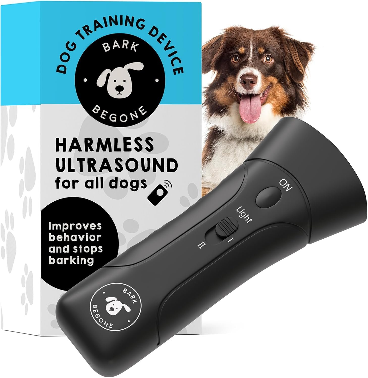Ultrasonic Dog Bark Deterrent & Behavior Corrector – Stop Barking, Jumping, Aggression Without Yelling -Just Point & Press! Backed by Kevin Harrington from Shark Tank (Bark Begone Classic) Ultrasonic Dog Bark Deterrent & Behavior Corrector – Stop Barking, Jumping, Aggression Without Yelling -Just Point & Press! Backed by Kevin Harrington from Shark Tank (Bark Begone Classic)