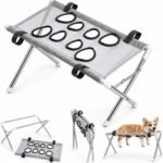 Upgrade Pet Bathing Hammock for Dogs, 8-Hole Dog Bathing Hammock Stand
