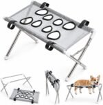 Upgrade Pet Bathing Hammock for Dogs, 8-Hole Dog Bathing Hammock Stand