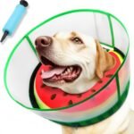 Upgraded Inflatable Dog Cone Collar to Stop Licking, Soft Dog Donut Collar