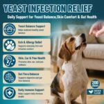 VICSOM Dog Yeast Balance & Allergy Relief Soft Chews Bundle, 2 x 200 Count - Image 2