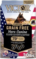 VICTOR Purpose Grain Free Hero Canine Dry Kibble - Active Adult Dogs, 30 lb
