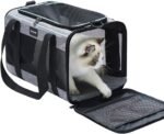 Vceoa 17.5"x11"x11" Pet Carrier for Cats