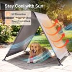 Veehoo Extra Large Dog Tent Outdoor, Weatherproof Shade House, Pet Shelter - Image 2