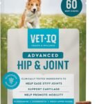 VetIQ Advanced Hip & Joint Chews for Dogs, Glucosamine Supplement, 60 Count