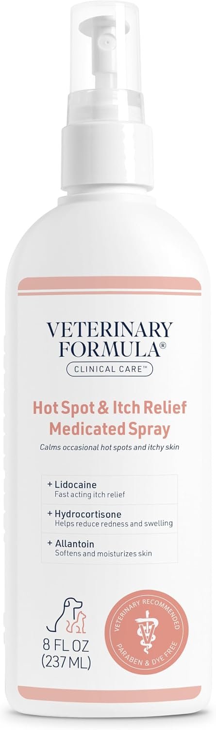 Veterinary Formula Clinical Care Hot Spot & Itch Relief Spray, Dogs & Cats Veterinary Formula Clinical Care Hot Spot & Itch Relief Spray, Dogs & Cats