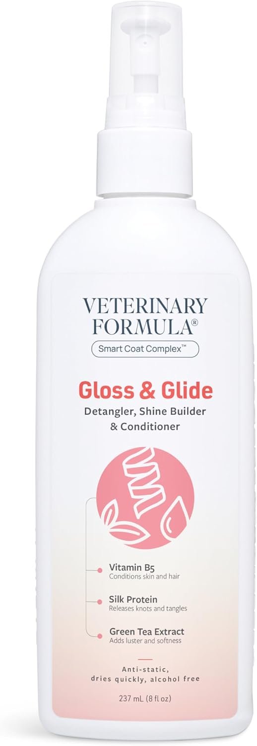 Veterinary Formula Smart Coat Complex Gloss & Glide Detangler, 8 fl oz Veterinary Formula Smart Coat Complex Gloss & Glide Detangler, 8 fl oz