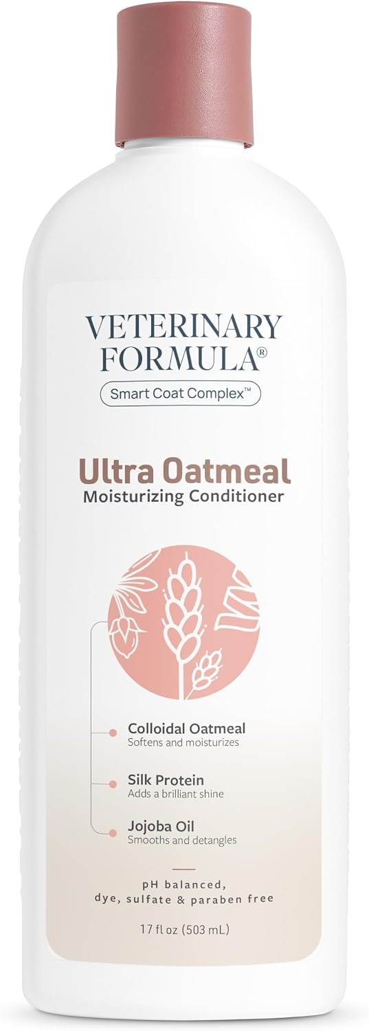 Veterinary Formula Smart Coat Ultra Oatmeal Conditioner for Dogs, 17 fl oz Veterinary Formula Smart Coat Ultra Oatmeal Conditioner for Dogs, 17 fl oz