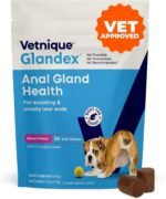 Vetnique Glandex for Dogs Anal Gland Chews 30ct Pumpkin + Digestive Enzymes