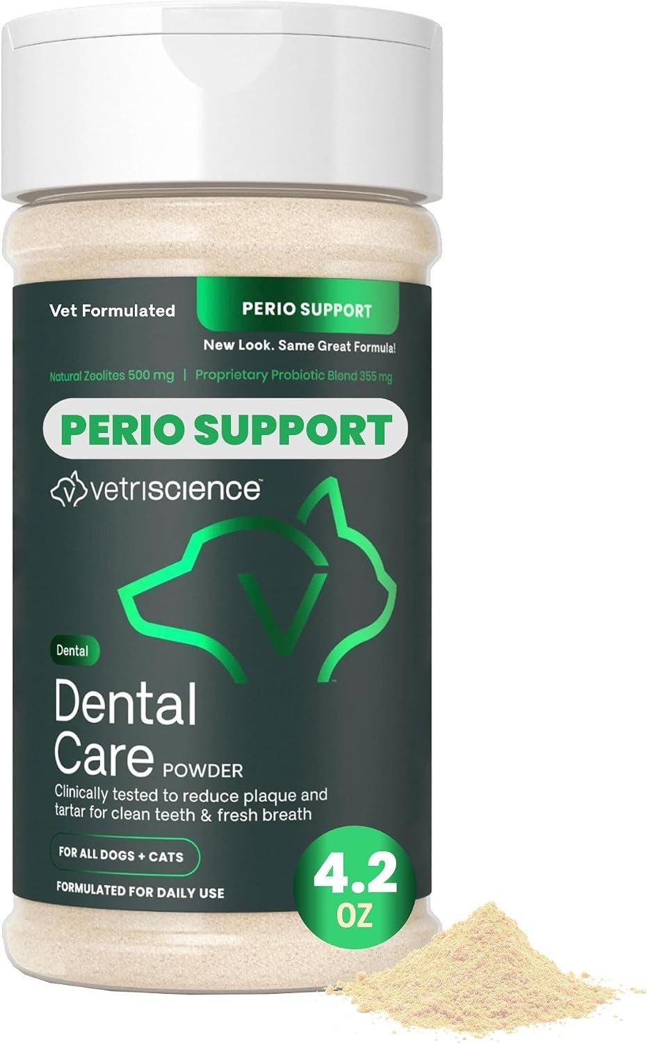 VetriScience Dental Care Powder for Dogs and Cats, 4.2 oz VetriScience Dental Care Powder for Dogs and Cats, 4.2 oz