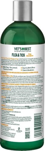 Vet's Best Flea & Tick Shampoo for Dogs, Cotton Spice, 12 oz - Image 2