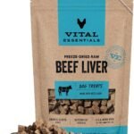 Vital Essentials Freeze Dried Dog Treats, Beef Liver, 5.5 oz Bag