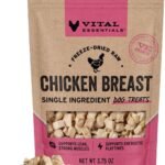 Vital Essentials Freeze Dried Dog Treats, Chicken Breast, 3.75 oz Bag