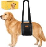 Vivifying Dog Lift Harness for Large Dogs, Flannel Rear Support Sling, L